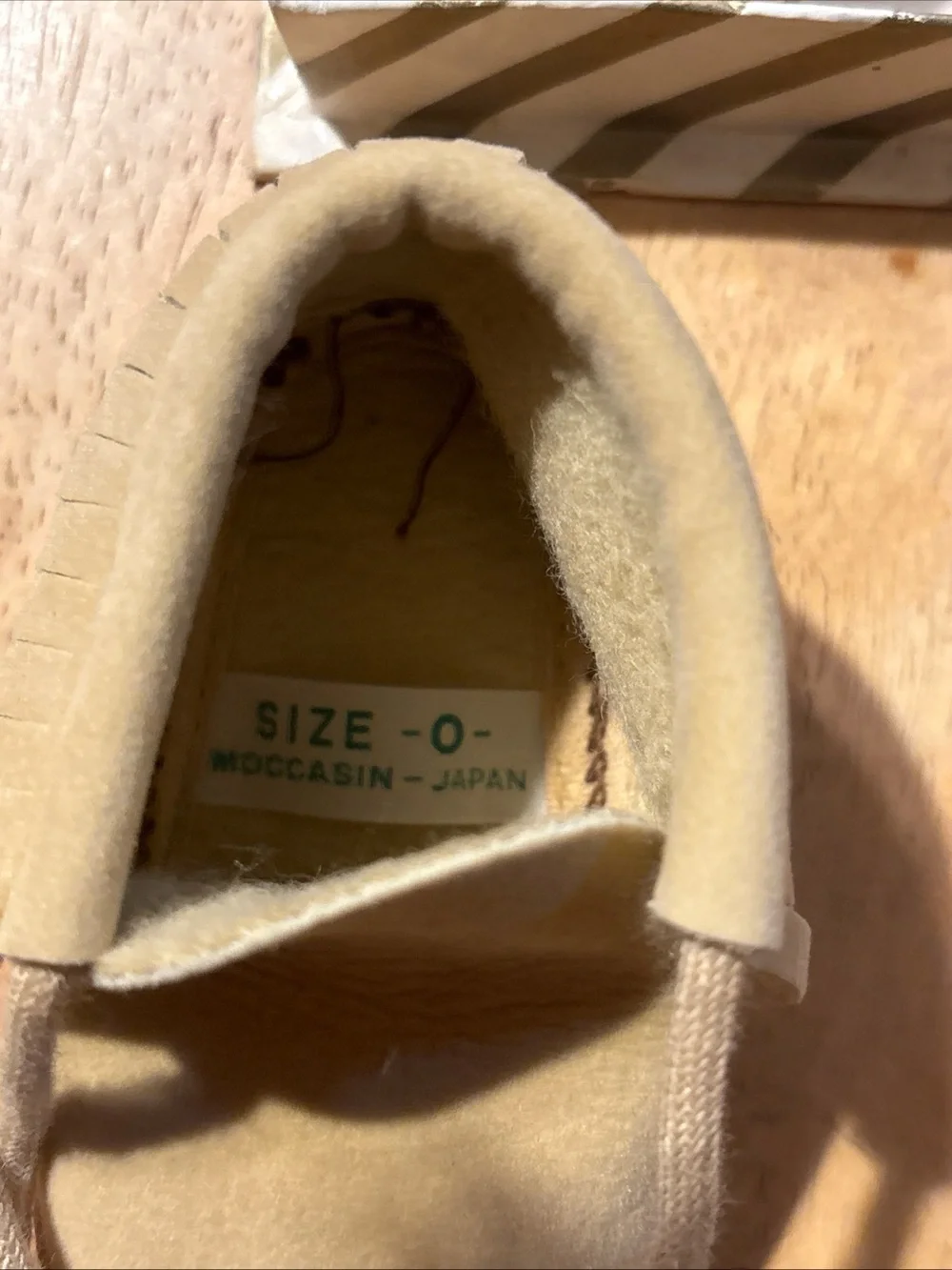 Baby Walker Moccasins in Tan - Soft Infant Shoes